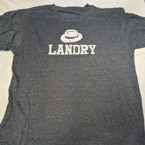 TOM LANDRY with Iconic Hat Graphic XXL. The Greatest Dallas Cowboys Coach - Picture 1 of 7